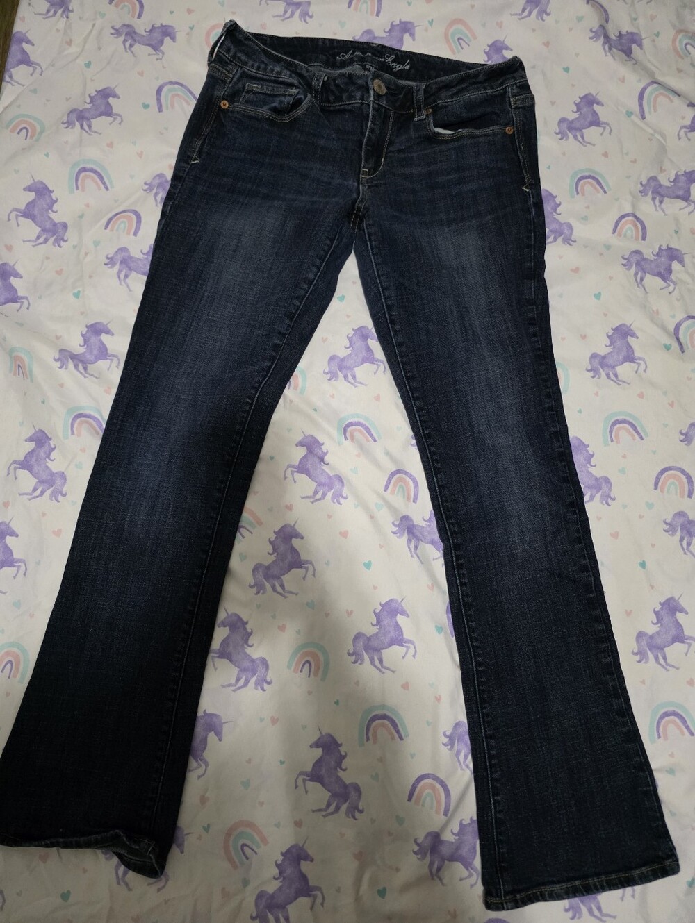 American Eagle Navy And Blue Womans Jean